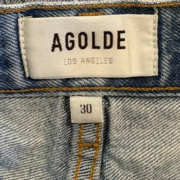 Agolde Parker Distressed Shorts in Rapture Style #A9032-1206 - Picture 7 of 8